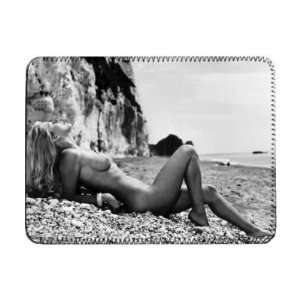  Claire Russell 22 year old model sunbathing   iPad Cover 