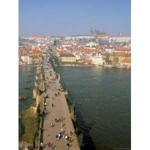  View Over Charles Bridge, Vltava River and Mala Strana, Prague 