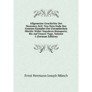   Tage, Volume 1 (German Edition) Ernst Hermann Joseph MÃ¼nch Books