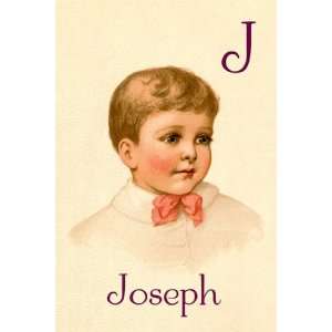  J for Joseph   Poster by Ida Waugh (12x18)