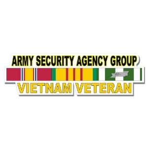  US Army Security Agency Group Vietnam Veteran Window Strip 