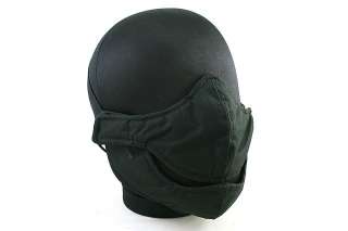 Half Face Nylon Black Airsoft Mask MK 02 BK  