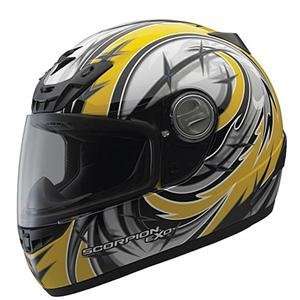  Scorpion EXO 400 Sting Helmet   Medium/Yellow Automotive