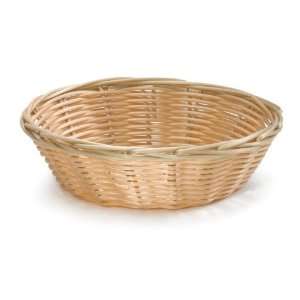 Round Serving Baskets   Bread Baskets   Natural Color   7 Dia. x 2 1 