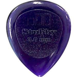  Dunlop Jazz Stubby Pick Packs, 3.00mm/Light Purple 