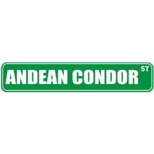 ANDEAN CONDOR ST  STREET SIGN