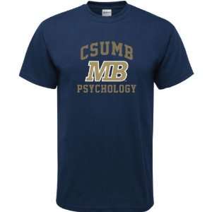  Cal State Monterey Bay Otters Navy Psychology Arch T Shirt 