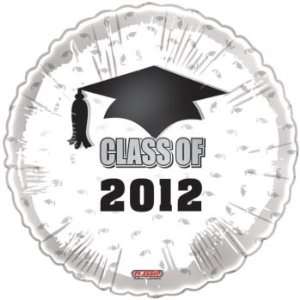  White Class of 2011 Graduation Cap 18 Balloon Mylar 