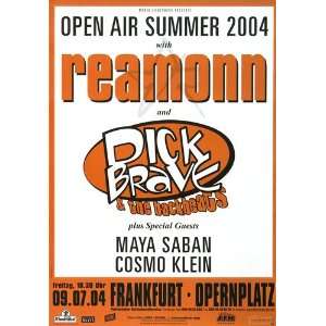  Reamonn   Open Air 2004   CONCERT   POSTER from GERMANY 