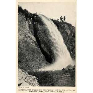   Alaska Water Trough Flow   Original Halftone Print