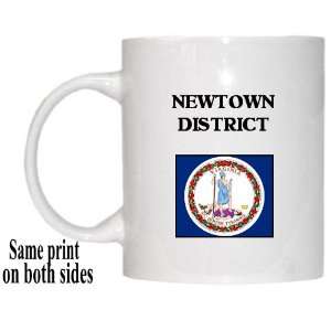   US State Flag   NEWTOWN DISTRICT, Virginia (VA) Mug 