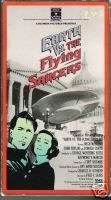 EARTH VS.THE FLYING SAUCERS [VHS 1956] USED,B&W,83 MINS  