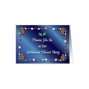  Invitations / To Christmas Dinner Party Card Health 