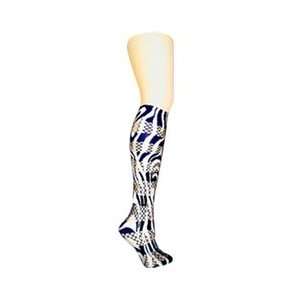  Violet Love Legwear   Mixed Fishnet Trouser Sock, Zebra Wild 