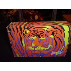  LISA FRANK TIGER STRIPE PENCIL BOX