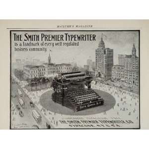 1903 Ad Vintage Smith Premier Typewriter ORIGINAL   Original Print Ad