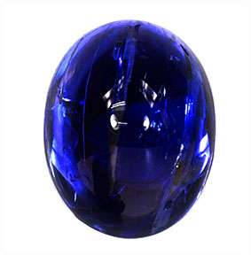 08ct Museum Sized Cabochon Bluish Purple Tanzanite  