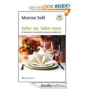 Saber ser. Saber estar (Booket Logista) (Spanish Edition) Solé 