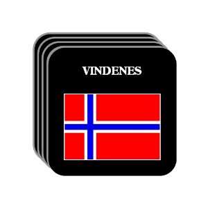  Norway   VINDENES Set of 4 Mini Mousepad Coasters 