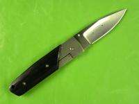 US Custom Made Boa L. Voorhies Folding Pocket Knife  