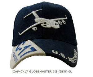 AIR FORCE GLOBEMASTER III C 17 BALL CAP  