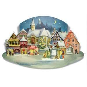  Moonlit Village Theater Style Extra Large Classic Advent 