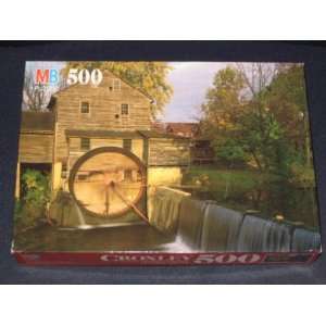   Interlocking 500 Piece Jigsaw Puzzle   The Old Mill, Pigeon Forge, TN