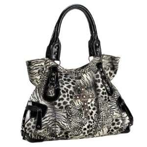  Womens Fashion Wild Animal Print Shoulder Hand Bag Tote 
