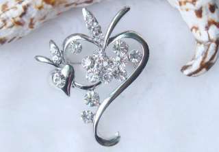 Wholesale 24pcs Mix Designs Rhinestone Brooch pin 16419  