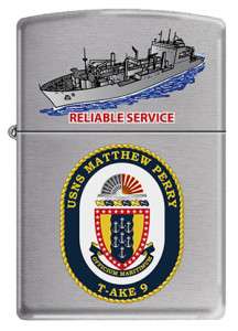 USNS Matthew Perry (T AKE 9) Zippo MIB BC  