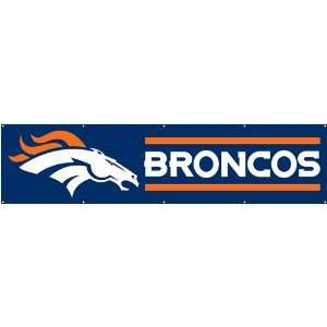  Denver Broncos Giant 8 Foot Nylon Banner Sports 