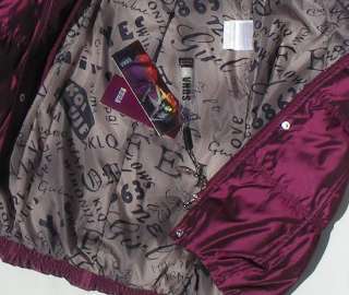 NWT Womens Winter Long Down Jacket Coat(SN1169),Purple Red  
