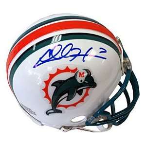  Chad Henne Autographed / Signed Miami Dolphins Mini Helmet 