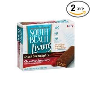 South Beach Living Snack Bars Delights Chocolate Raspberry (2 Boxes 