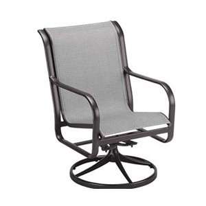  Cascade Swivel Rocking Dining Chair   Aluminum Patio 