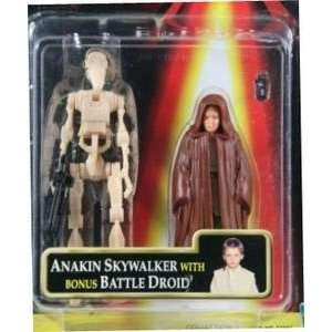   Episode I Anakin Skywalker w/ bonus Battle Droid   1999 Hasbro Taiwan