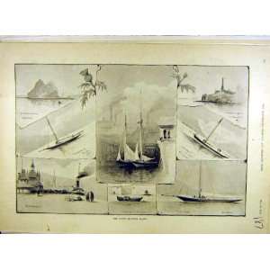  1893 Clyde Yachting Season Yacht Regatta Sketches