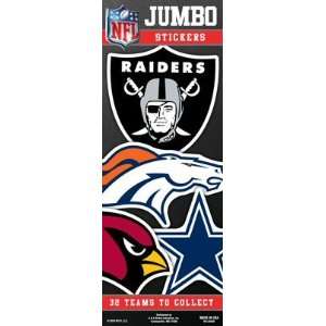  NFL Jumbo Team Logo Vending Stickers