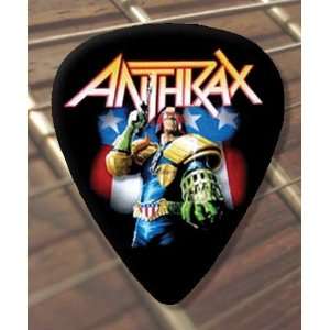  Anthrax I Am The Law Premium Guitar Pick x 5 Medium 