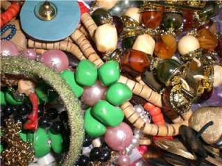 Vintage to Modern Costume Jewelry Lot for Crafts, Altered Art, Etc 