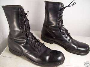 Vintage POST Vietnam ERA JUMP Leather Mens Boots 13  