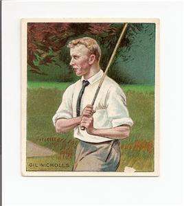 1910 T218 Series of Champion Golfers   Gil Nicholls (Vintage)  