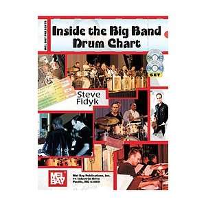  Inside The Big Band Drum Chart Book/CD/DVD Set Musical 