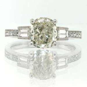    1.94ct Cushion Cut Diamond Engagement Anniversary Ring Jewelry