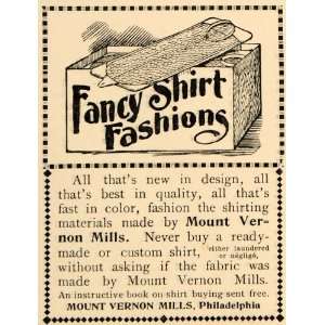   Mount Vernon Mills Fashion   Original Print Ad