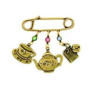   Charms Safety Pin   Antique Victorian Style Womens Jewelry Jewelry