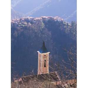  Belltower and Village Near Antona, Apuane Alps, Tuscany 