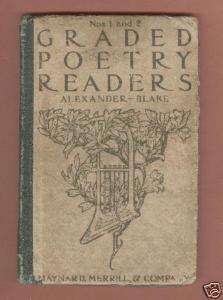 GRADED POETRY READER BY ALEXANDER BLAKE FIRST & SECOND  