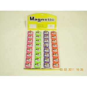  32 pc Set Magnetic Neon Tape Measures 10 Size