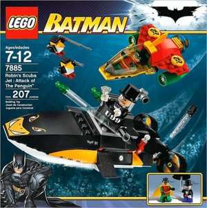   Lego Robins Scuba Jet Attack of the Penguin (7885 